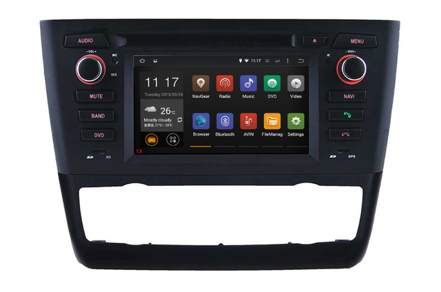 Hualingan BMW 1 Series E81 E82 E87 E88 Android Head Unit 2din Radio 6.2 Inch TouchScreen Car Stereo Upgrade Car GPS Navigation Wireless Apple CarPlay Fullscreen Audroid Auto Wifi 4G Bluetooth