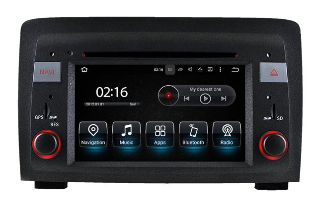 Hualingan Fiat Idea Lancia Musa Radio Android Head Unit 6.2 Inch TouchScreen Car Stereo Upgrade Car GPS Navigation Wireless Apple CarPlay Fullscreen Audroid Auto Bluetooth Music Autoradio