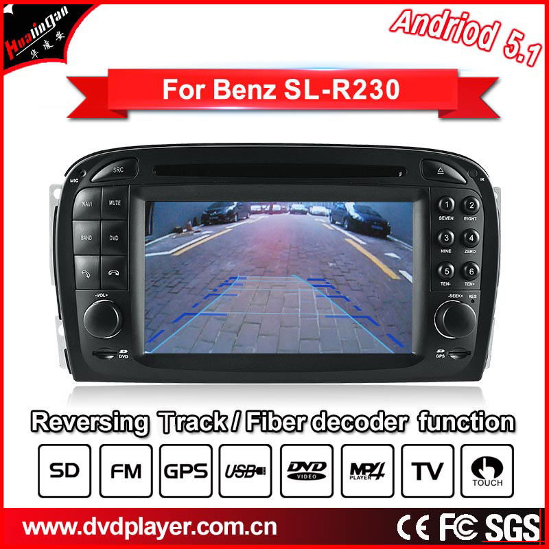 Anti-Glare car stereo benz sl R230 carplay android 7.13G Internet wifi connection