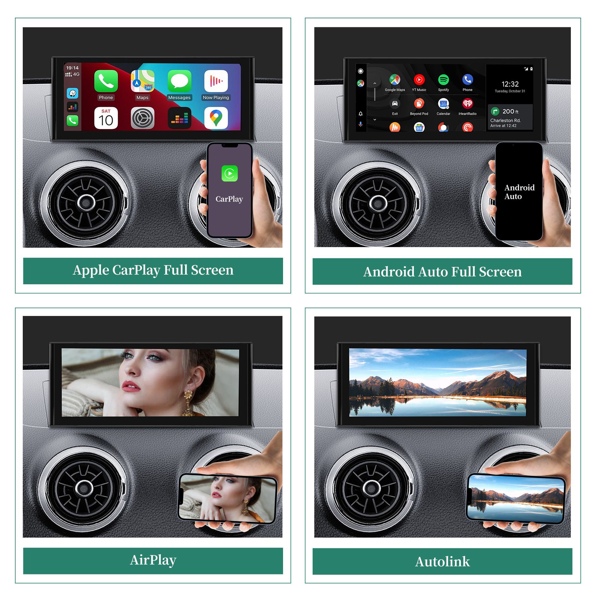 hualingan hla-1066 Audi A3 S3 RS3 8V carplay screen mirror