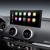 Audi A3 S3 RS3 8V MIB 12.3 inch Android Screen Upgrade Wireless Apple CarPlay Android Auto Mirror Link Apps Netflix Spotify Prime Video Reddit Twitch Waze Games Music Navigation