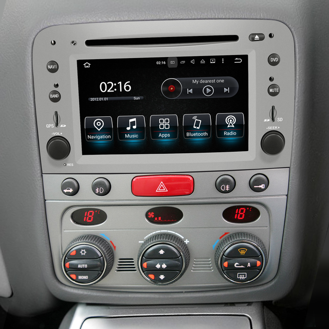 Hualingan Alfa Romeo 147 Alfa Romeo GT Android Radio Head Unit 6.2 Inch TouchScreen Car Stereo Upgrade Car GPS Navigation DVD Car Player Wireless Apple CarPlay Fullscreen Audroid Auto