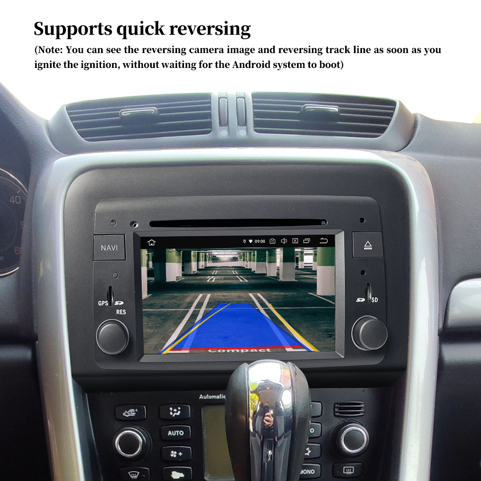 Fiat Croma Stereo Radio Upgrade Fit 6.2 Inch Touch Screen Autoradio Wireless Apple CarPlay Android Auto Navigation DVD Android 13 Apps Netflix Spotify Prime Video Disney+ Hulu Twitch Paramount+