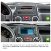 Fiat Panda Stereo Upgrade Fit 6.2 inch Touch Screen Autoradio Wireless Apple CarPlay Android Auto Radio Navigation DVD Android 13 Apps Netflix Spotify TikTok Facebook YouTube WhatsApp Instagram