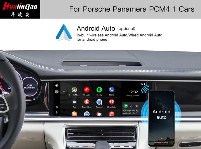 Apple CarPlay Porsche Panamera (971) PCM 4.1 Screen Upgrade Android Auto Mirroring Naviagtion System Video in Motion Wi-Fi 4G 