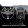 Mercedes SLK R171 W171 Radio Replacement 7 inch Android Screen Apple CarPlay Wireless Android Auto Full (Split) Screen Mirroring App Netflix YouTube Spotify Wi-Fi USB Navigation Waze Vehicle Cameras
