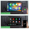 7-inch Mercedes Touch Screen Replacement W203 S203 CL203 W463 Radio Add Wireless Apple CarPlay Android Auto Vehicle Cameras Android Screen Mirroring Apps TV Games Music Spotify Navigation Maps DVD