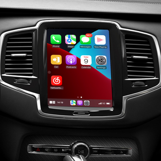 Android Car Head Unit with Wireless CarPlay & Android Auto for Volvo XC90 (2017-2026) Full Screen Mirroring to OME 9" Touch Screen,Built-in GPS Navigation,WiFi,Plug and Play Upgrade Kit 