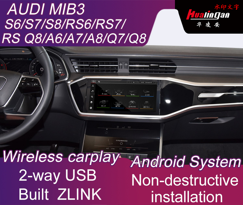 CarPlay & Android Auto GPS for Audi A6 /S6 /RS6 (C8) Autoradio Stereo Bluetooth Mirrorlink