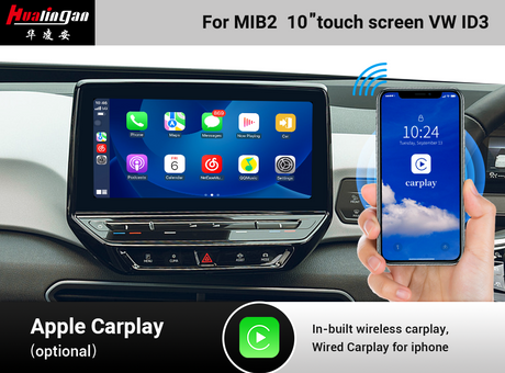 Hualingan Volkswagen ID.3 Apple CarPlay Wireless Android Auto App 10.1 1560 700 Touch Screen Upgrade Full Screen Mirror Android 12 Wifi Video Google Maps Rear Camera Car Play from China Manufacturer H...