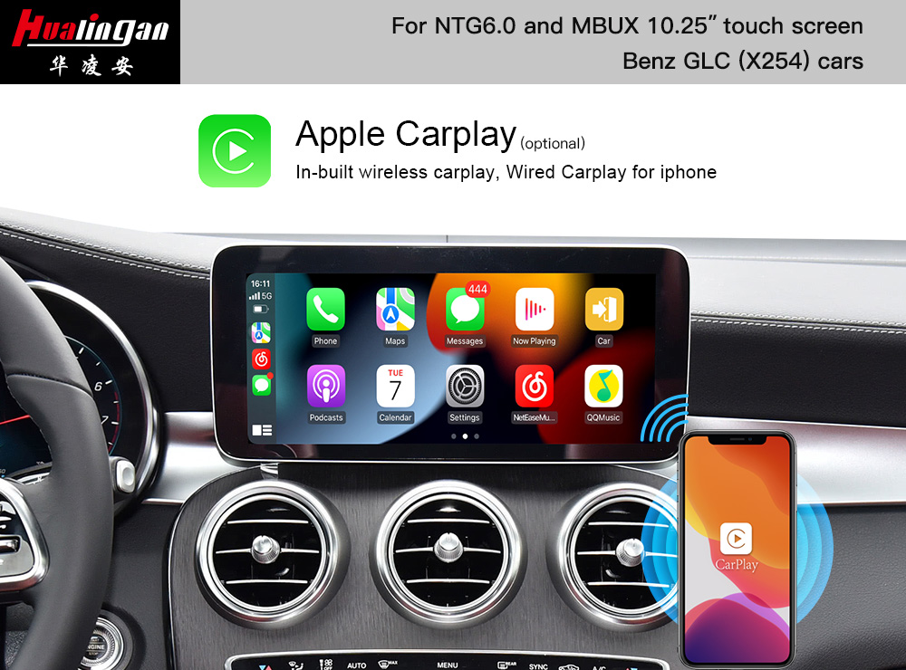 Mercedes GLC Apple CarPlay Upgrade MBUX X254 Android Ai BOX 