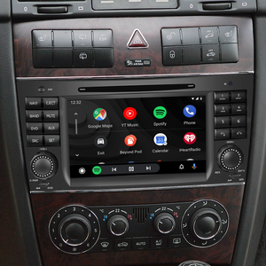 Hualingan Radio Stereo Head Unit for Mercedes W203 C180 C200 C230 C300 C350 W463 G350 G500 G55 Autoradio 7"Touch Screen DVD Apple CarPlay Android Auto Replacement Aftermarket Navigation Multimedia