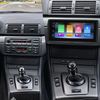 8.8 inch E46 Touch Screen Head Unit for BMW 3 Series 1998, 1999, 2000, 2001, 2002, 2003, 2004, 2005, 2006 Radio Replacement Android 13 Wired Apple CarPlay Android Auto WiFi Backup Cameras
