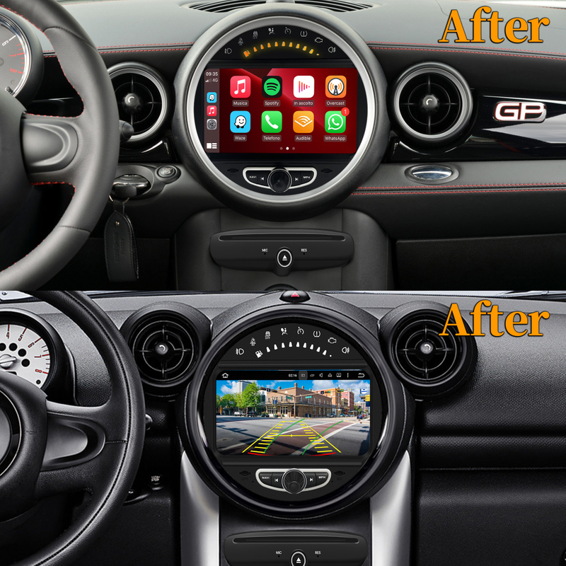 Mini Cooper Android Auto Apple CarPlay for One JCW R55 R56 R57 R58 R59 R60 R61 8