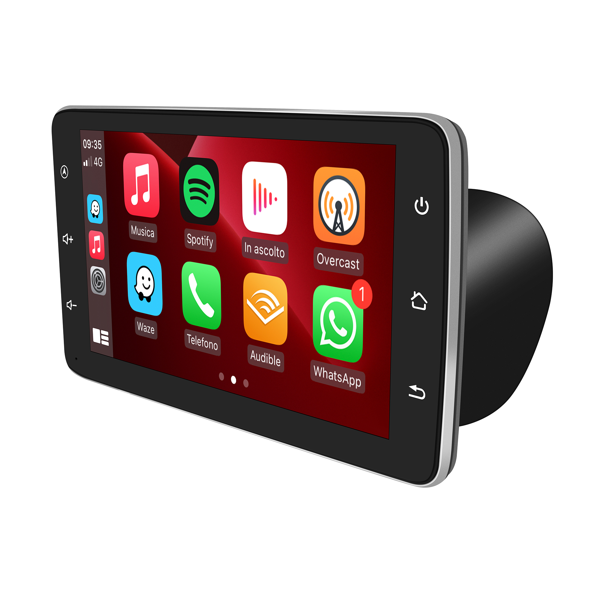 Autoradio Jf Sound Per Smart 453 (2014+) | Display 9" Full HD Touch Android | GPS, WiFi, DAB+, 8 Core, 4GB RAM, 64GB | Comandi Vocali E Retrocamera