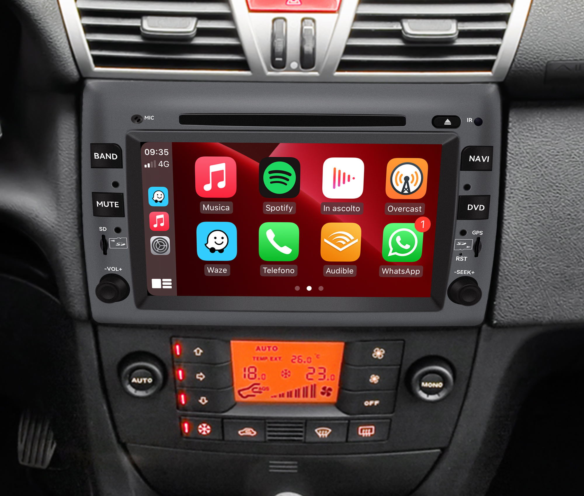 hla-8807 Fiat Stilo Stereo Upgrade carplay