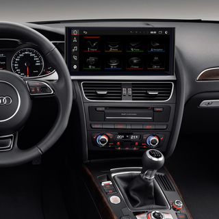 Audi A4 S4 RS4 8B A5 S5 RS5 8T (RHD) Screen Upgrade MMI 2G 12.3 Touch Wireless Apple CarPlay Android Auto iPhone Mirror Android 13 Apps Netflix Spotify Prime Video Reddit Twitch Games