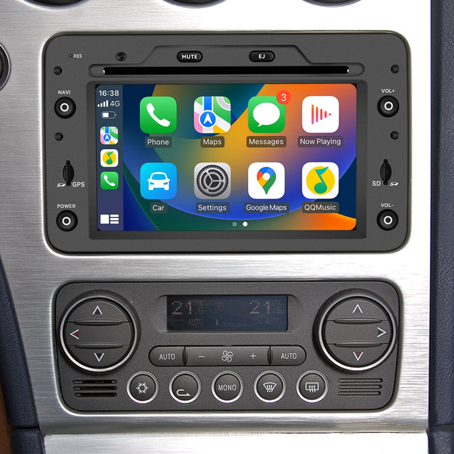 Apple CarPlay Retrofit Alfa Romeo 159 Brera Spider Autoradio 6.2 Touch Screen Android Auto Netflix Spotify Android 13 DVD Navigation WiFi Backup Cameras WhatsApp TikTok Pluto TV