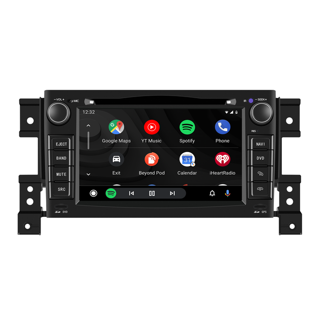 Suzuki Vitara Escudo Radio Replacement 7 inch Touch Screen Stereo Apple CarPlay Android Auto Netflix Spotify Android 13 DVD Navigation WiFi Backup Cameras WhatsApp Reddit