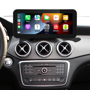 Mercedes A-W176 B-W246 CLA-C117 G-W463 GLA-X156 CarPlay Radio Android Auto NTG4.5 /4.7 Kit Upgrade 10.25 Touch Screen Mirroring, Android 14 Apps Navigation Netflix YouTube Spotify TikTok Reddit WiFi