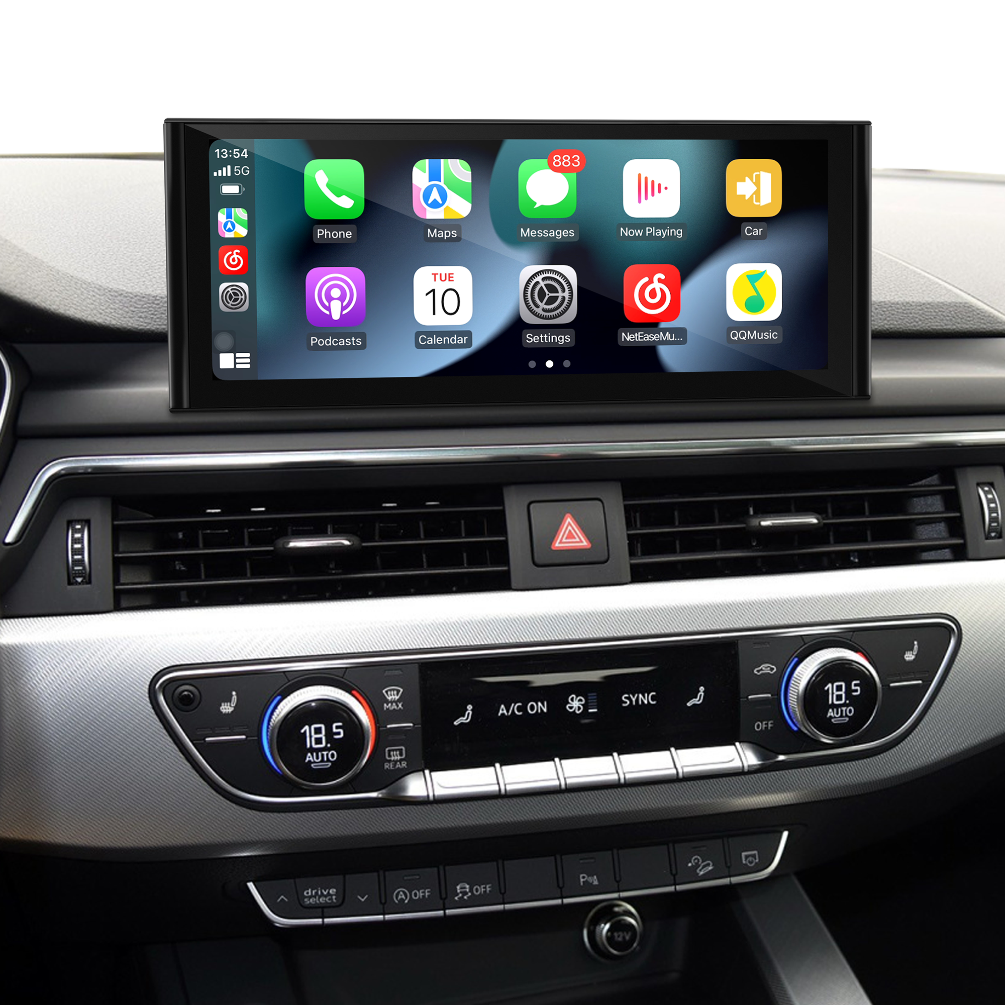 Hualingan hla-8861 Audi A4 S4 RS4 A5 S5 RS5 B9 apple carplay