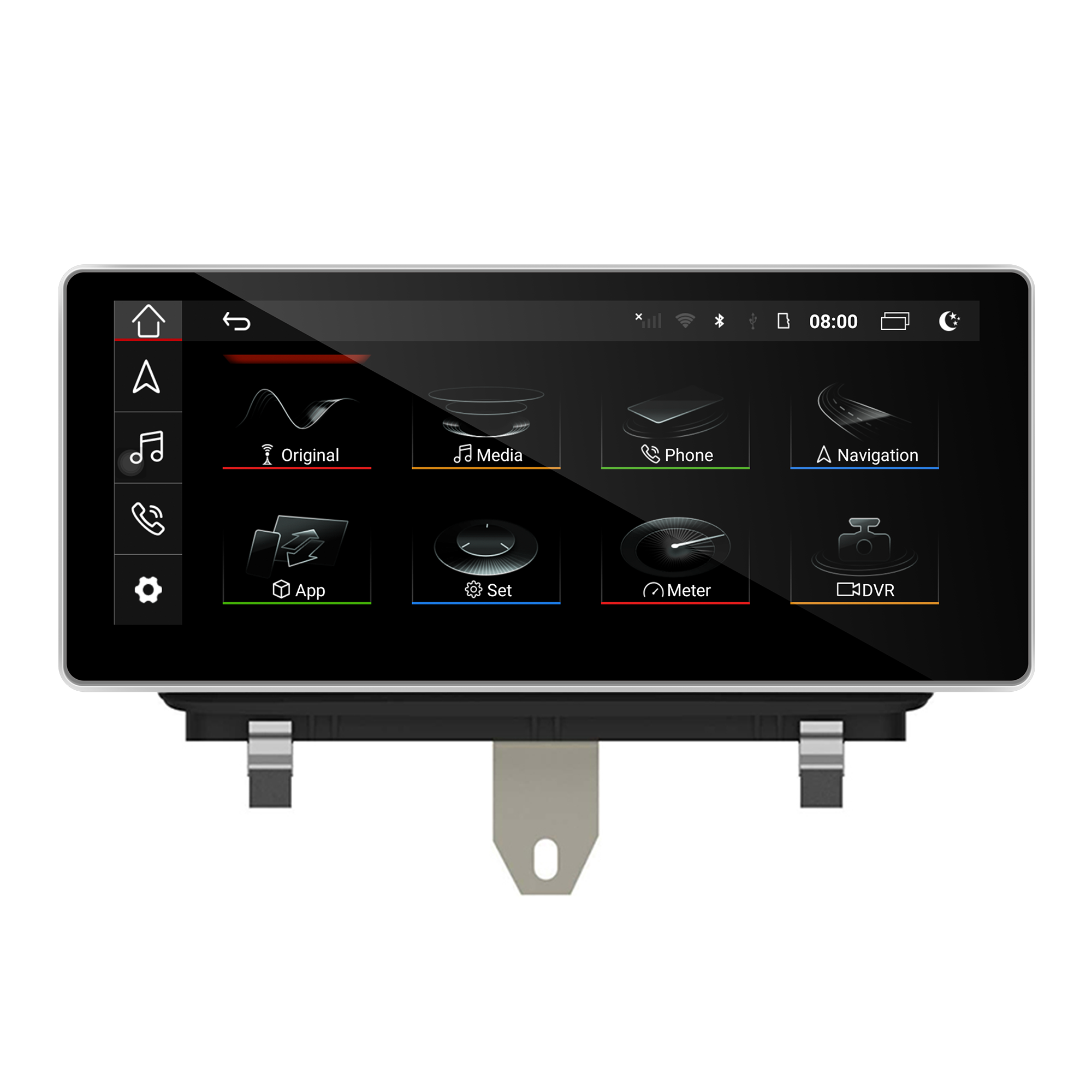Wireless Android Auto Retrofit Audi Q3 RSQ3 8U MMI 3G Stereo Upgrade 10.25 Touch Screen Apple CarPlay Android 13 Apps Netflix Spotify YouTube TikTok Dragon's Den Navigation WiFi Reverse Camera 