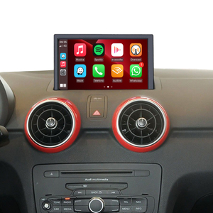 Hualingan 7-inch Touch Screen Upgrade for Audi A1 S1 8X RMC Wireless Apple CarPlay Split Screen Android Auto iPhone Apps Mirror Full Screen Navigation Google Maps Netflix Spotify Games Backup Cameras