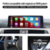 Hualingan CarPlay Adapter for BMW 1 NBT EVO ID6 F20 F21 Apple CarPlay And Android Auto Screen Mirroring on 8.8/10.25 IDrive Screen Access Android Apps Google Maps,Spotify,Netflix,Roblox,TikTok,Temu