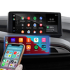 Hualingan CarPlay Adapter for BMW i8 (i12/i15) Upgrade 3 in 1 Wireless CarPlay & Android Auto & Android 13 Apps Games Netflix YouTube Spotify Google Maps Full Screen Mirror to 8.8/10.25 iDrive Screen