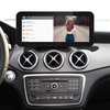 Hualingan 10.25 Touch Screen Upgrade for Mercedes NTG 4.5 and 4.7 A-Class W176 (AUX AMI) Add Wireless Apple CarPlay Android Auto Split Screen Android Apps Navigation Netflix Spotify Backup Cameras