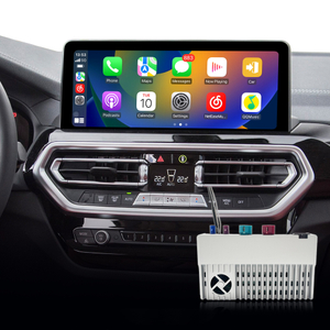 Hualingan CarPlay Refit for BMW iDrive 7 G01 F97 X3 Upgrade 3 in 1 Wireless CarPlay&Android Auto&Android 13 Access Netflix Spotify Tinder Zoom Workplace Navigation Mirroring to 10.25/12.3 Full Screen
