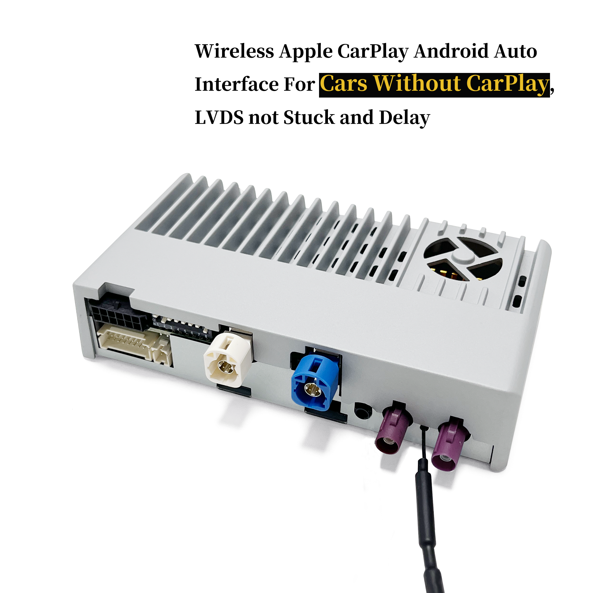 CarPlay Box For Volvo V60 9 inch Touch Sreen Android Auto Wireless Wi-Fi LVDS Interface Is for Special Car, Compatible Car With Or Without OEM Wired CarPlay