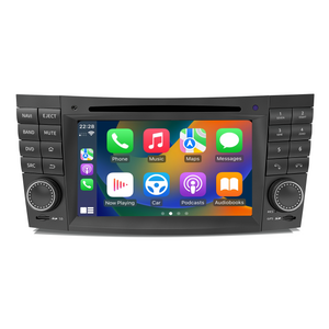 Mercedes W211 S211 W219 C219 W463 Radio Upgrade 7-inch Android Touch Screen Apple CarPlay Android Auto Mirroring Full Screen Apps Netflix Spotify Navigation Google Maps DVD Bluetooth Vehicle Cameras