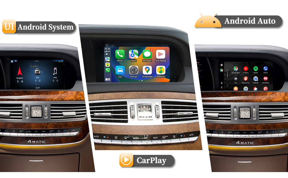 Hualingan hla-9031 Mercedes W221 C216 S CL-Class carplay 3 in 1
