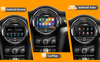 Hualingan 7-inch Android Screen Upgrade Mini Cooper F54 F55 F56 F57 F60 Radio Android Auto CarPlay Split Screen Mirroring Full Screen IPhone Navigation Google Maps Spotify Pluto TV Reverse Cameras