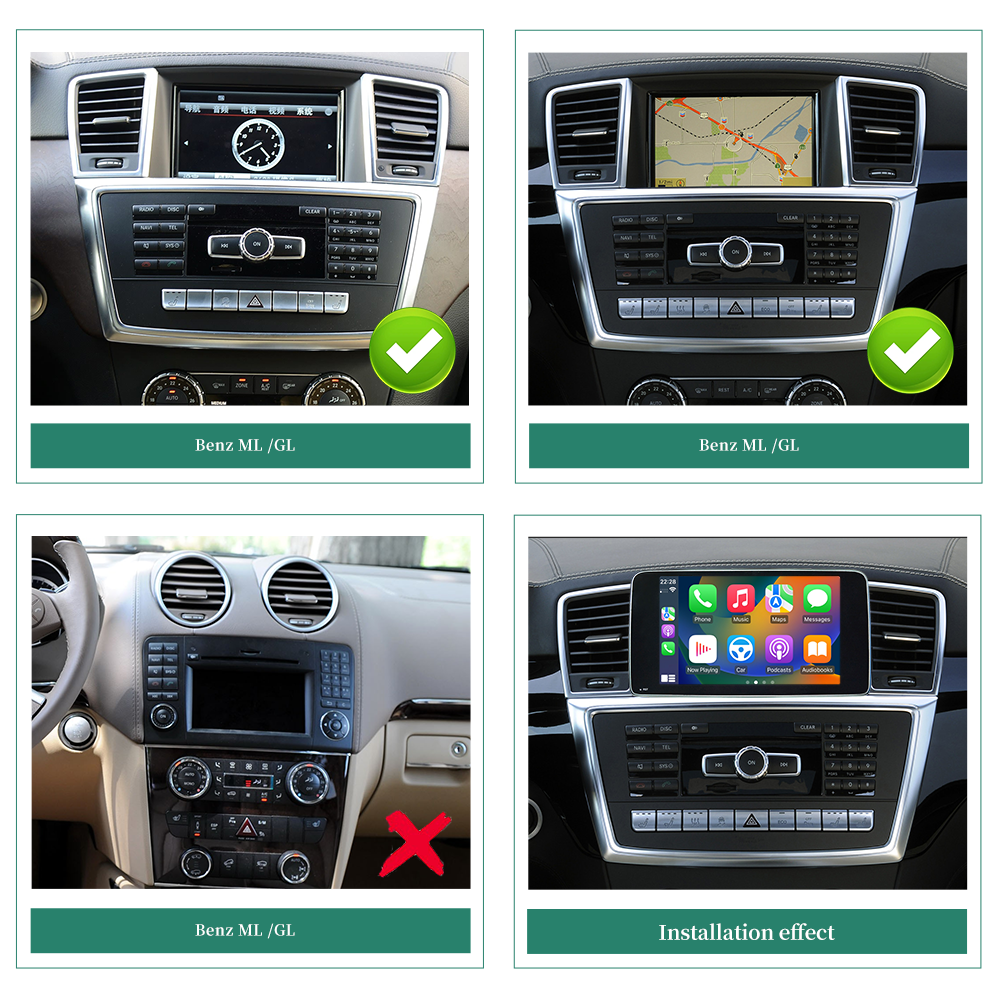 hualingan hla-9501 Mercedes GL X166 ML W166 Verify System Compatibility 