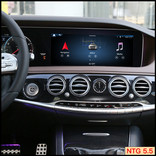 Hualingan 3 in 1 Android Auto Adapter for Mercedes NTG5.5 E-W213 S-W222 G-W463 CLS-C257 12.3 inch Non Touch Upgrade 12.3 inch TouchScreen with Android OS,Wireless Apple CarPlay,Netflix,Spotify,Hulu 