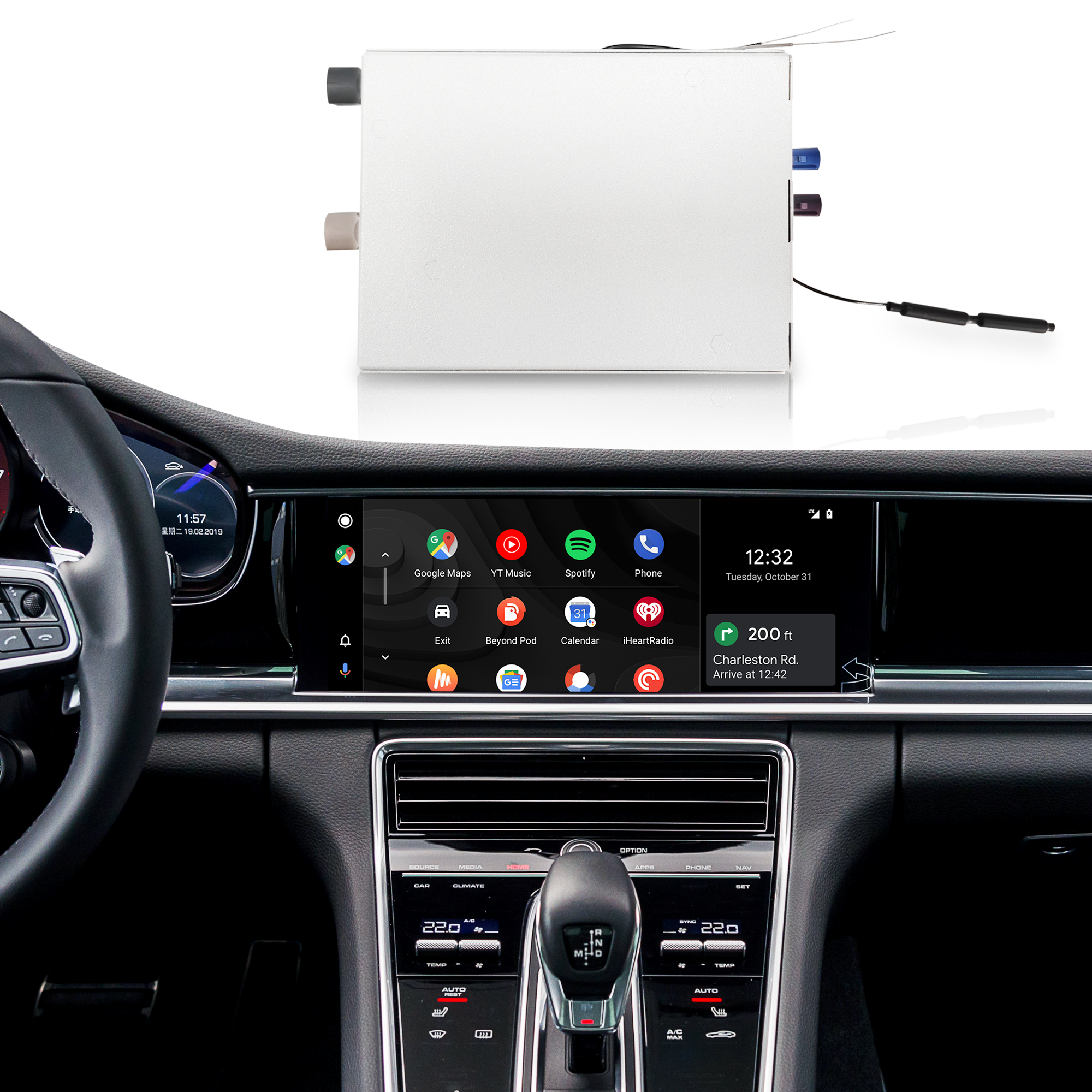 Hualingan hl-903 Porsche Panamera 971 PCM 4.1&nbsp;split screen android auto