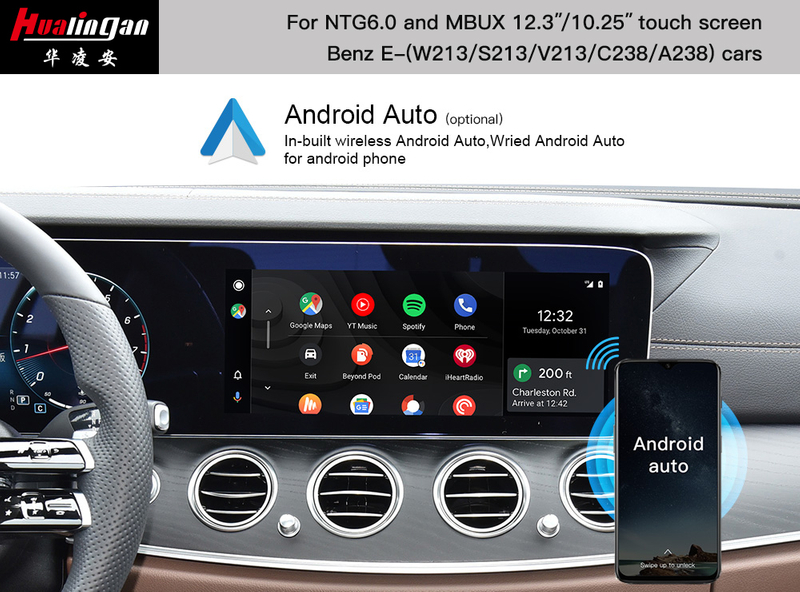 Hualingan Smart Box CarPlay Adapter,for W213 S213 V213 Mercedes EClass