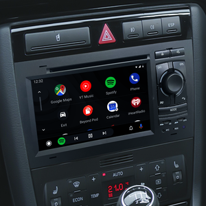 Audi A4 B5 B6 B7 Radio Dash Kit 7 inch Touch Screen Double Din Android 13 Car Steroe Wireless Apple CarPlay Android Auto Mirror Link GPS Navigation DVD Supports install Backup Cameras Netflix Spotify 