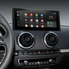 Audi A3 S3 RS3 8V MIB 12.3 inch Android Screen Upgrade Wireless Apple CarPlay Android Auto Mirror Link Apps Netflix Spotify Prime Video Reddit Twitch Waze Games Music Navigation