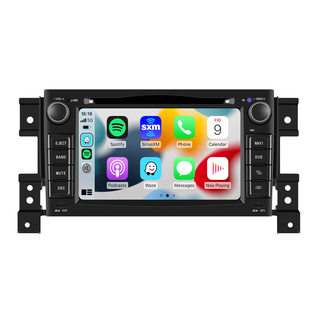 Suzuki Vitara Escudo Radio Replacement 7 inch Touch Screen Stereo Apple CarPlay Android Auto Netflix Spotify Android 13 DVD Navigation WiFi Backup Cameras WhatsApp Reddit