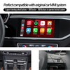 Hualingan 3 in1 Android Adapter for Audi A1 S1 Q3 SQ3 RSQ3 MIB2P MIB3 Wireless Apple CarPlay Android Auto Screen Mirror Link to Phone Full Screen Navi Netflix Spotify Prime Video Reddit Twitch Siri