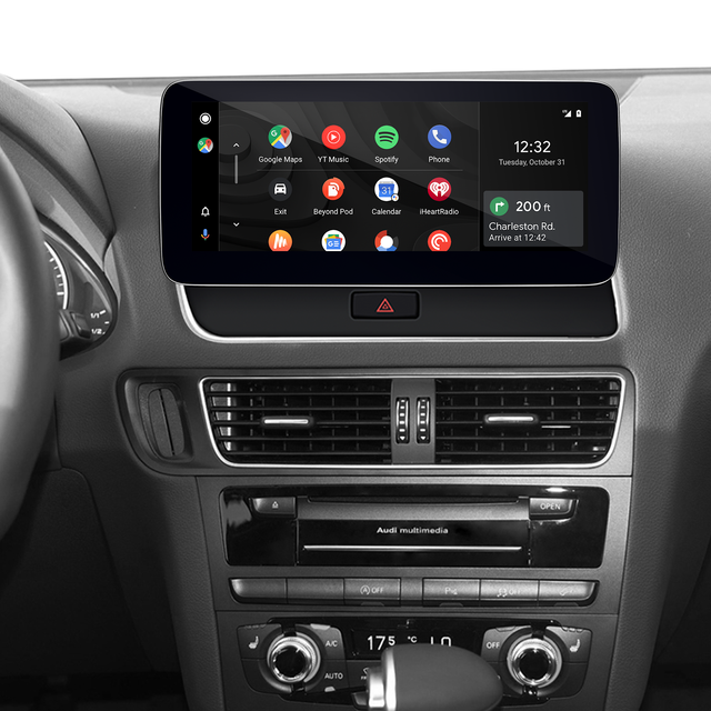 Apple CarPlay Retrofit Kit for Audi Q5 MMI 2G Radio 10.25 Touch Screen Wireless Android Auto Screen Mirroring phone's Access Apps Navigation Netflix Spotify Reddit Twitter Waze Tumblr Hulu WiFi 