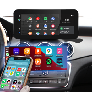 Mercedes NTG5.1 /5.2 W176 W246 C117 W463 X156 CarPlay Android Auto Upgrade 10.25 Touch Screen Mirroring, Android 14 Apps Navigation Netflix YouTube Spotify TikTok Reddit WhatsApp Backup Cameras