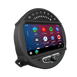 Autoradio Android Mini Cooper Android Auto Upgrade R56 R55 R57 R58 R59 R60 R61 Aftermarket Stereo Head Unit Radio Upgrade 8"Touch Screen Apple CarPlay GPS Navigation DVD Palyer Dubbeldin Wi-Fi 2013