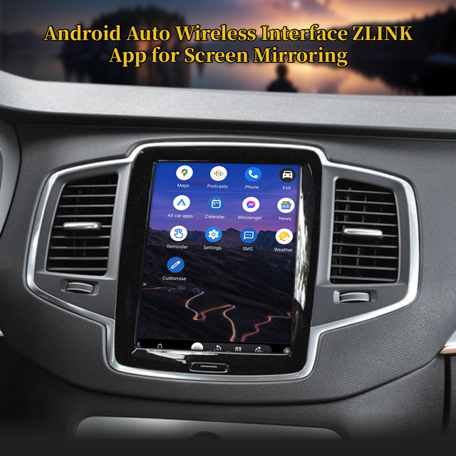 Apple CarPlay Volvo S60 Android Auto With 9 Inch Touch Screen Fullscreen Mirroring Android System Multimedia Ai BOX CarPlay BOX Android