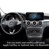 Mercedes C Class 10.25 Android Screen for 7/8 inch NTG 5.5 W205 C205 S205 Apple CarPay Android Auto Support Apps Mirroring Full Screen Netflix YouTube Spotify Navigation Google Maps Vehicle Cameras 