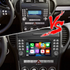 Mercedes SLK R171 W171 Radio Replacement 7 inch Android Screen Apple CarPlay Wireless Android Auto Full (Split) Screen Mirroring App Netflix YouTube Spotify Wi-Fi USB Navigation Waze Vehicle Cameras
