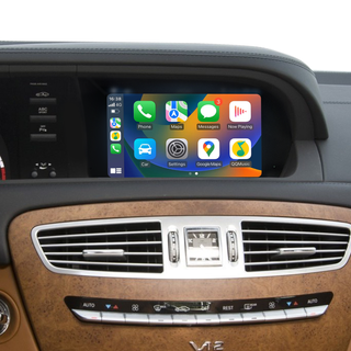 Mercedes W221 C216 S/CL-Class NTG 3.5 Apple CarPlay Upgrade 9.33 Android Screen Wireless Android Auto Full (Split) Screen Mirroring App Netflix YouTube Spotify Wi-Fi Navigation Waze Vehicle Cameras